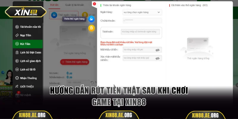 Hướng dẫn rút tiền thật sau khi chơi game